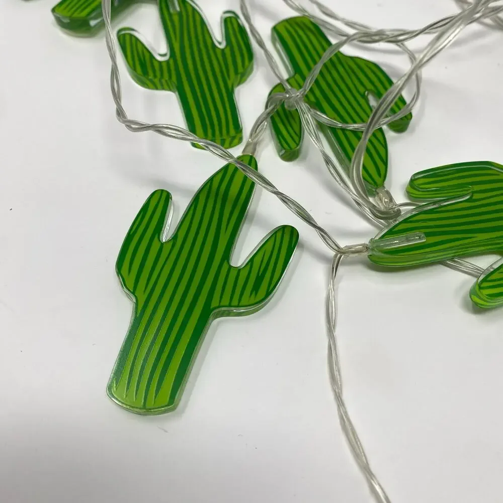 Saguaro cactus string lights